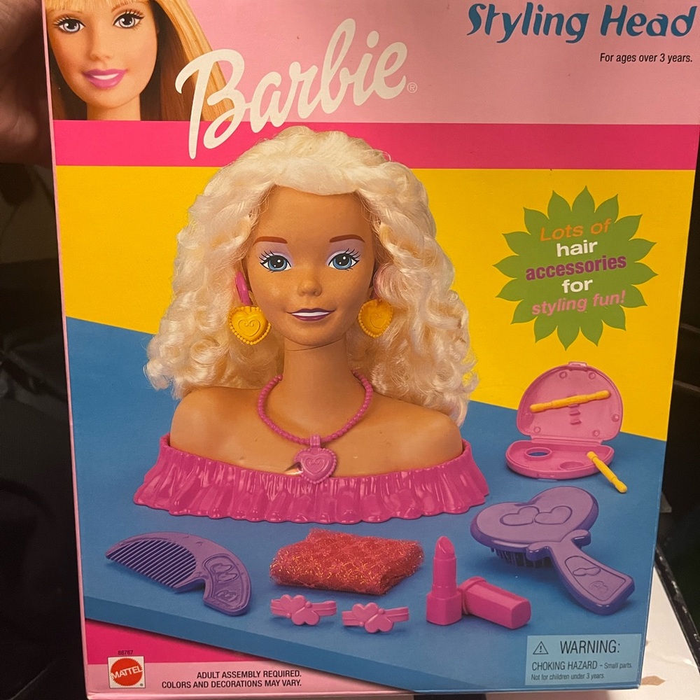 Vintage Barbie Styling Head brand new in factory sealed box from 2006!